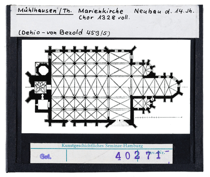 Vorschaubild Mühlhausen (Thüringen): Marienkirche, Grundriss 